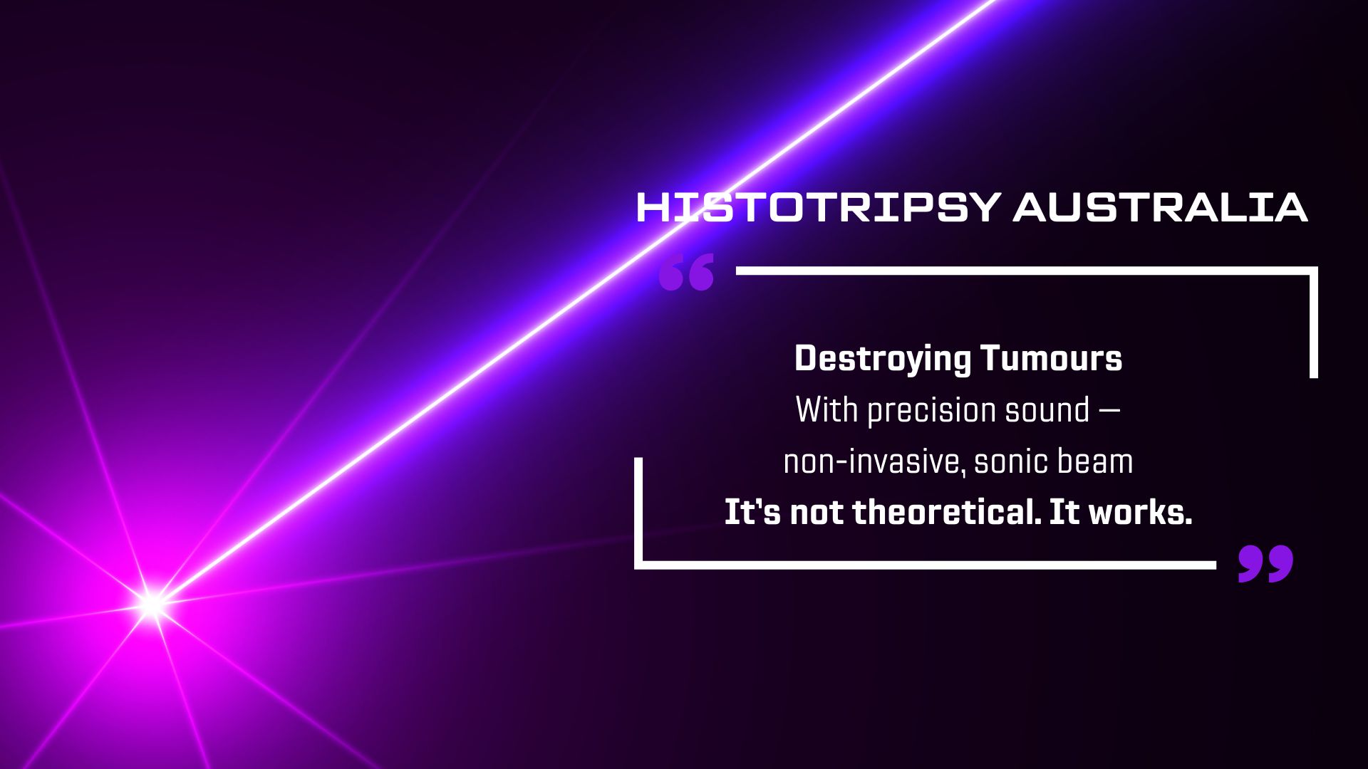 Histotripsy Patient Response Unit - Histotripsy -Cholangiocarcinoma Foundation Australia