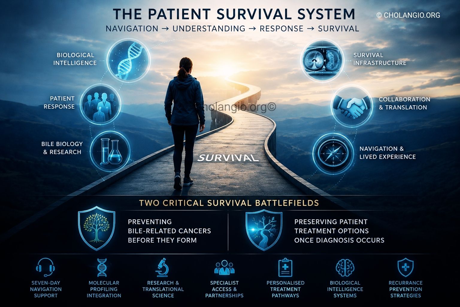 Patient Survival System Cholangiocarcinoma is Bile Duct Cancer. Cholangiocarcinoma Foundation Australia's Patient Survival System